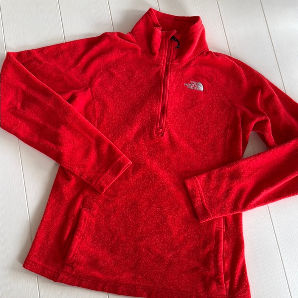 The North Face Red Pullover Fleece